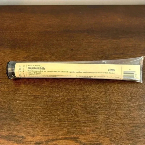 THE PAMPERED CHEF Grapefruit Knife #1265 Vintage Very Sharp Made in The USA EUC - Picture 2 of 5